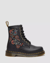 Dr. Martens Stivali Stringati 1460 Vonda TF Black Genix Nappa Nero Donna