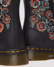 Dr. Martens Stivali Stringati 1460 Vonda TF Black Genix Nappa Nero Donna