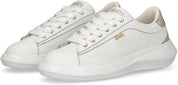 Liu jo scarpe donna sneakers Casper 01 pelle Bianco/Oro Rosa