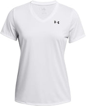Under Armour t-shirt donna elasticizzata allenamento UA Tech ad asciugatura rapida bianco