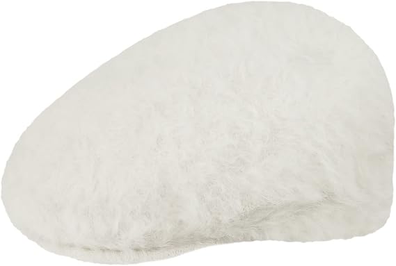 Kangol Cappello Furgora 504 Iconico in Misto Angora e Acrilico Bianco Avorio Unisex