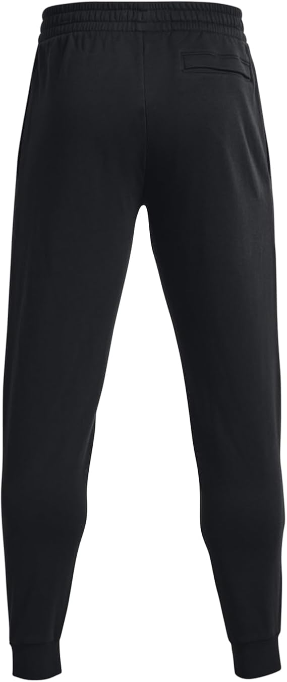 Under Armour RIVAL fleece pantaloni allenamento corsa uomo men pile nero