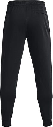Under Armour RIVAL fleece pantaloni allenamento corsa uomo men pile nero