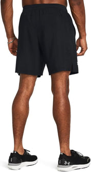 Under Armour LAUNCH shorts pantaloncini compressione allenamento corsa uomo men nero