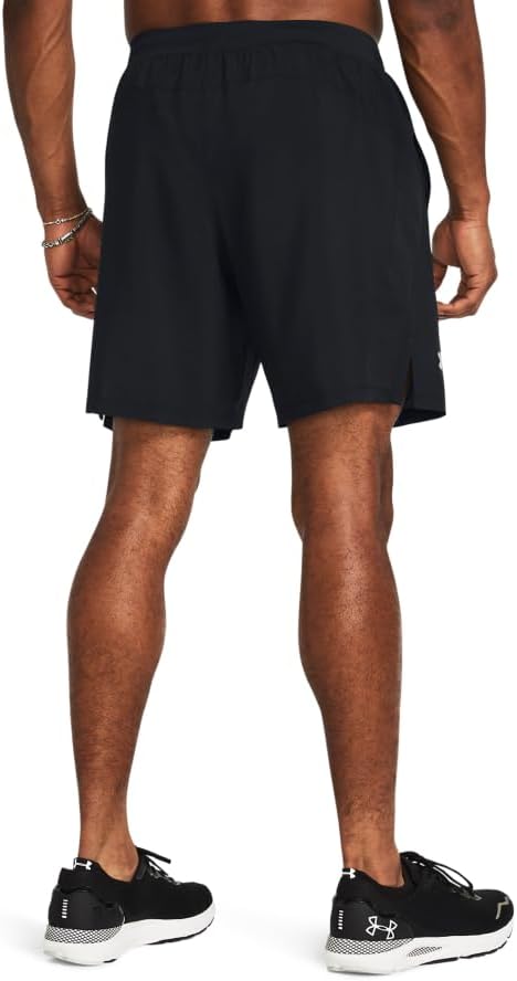 Under Armour LAUNCH shorts pantaloncini compressione allenamento corsa uomo men nero