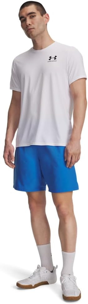 Under Armour Pantaloncini Uomo Shorts Allenamento UA Tech Woven Poliestere Blu Atlantis