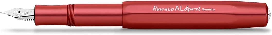 Kaweco AL SPORT Fountain Pen Deep Red penna stilografica gift box