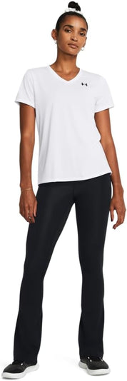 Under Armour t-shirt donna elasticizzata allenamento UA Tech ad asciugatura rapida bianco