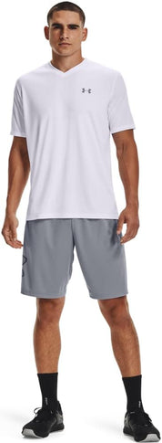 Under Armour TECH Graphic shorts pantaloncini allenamento corsa uomo men grigio