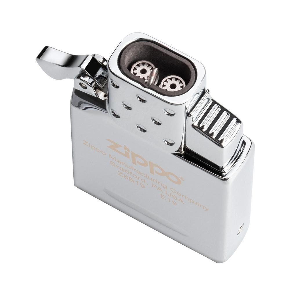 Zippo Inserto Fiamma Doppia Argento 65827 fiamma doppia