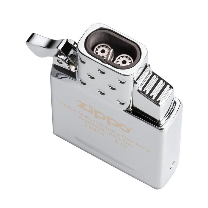 Zippo Inserto Fiamma Doppia Argento Unisex 1