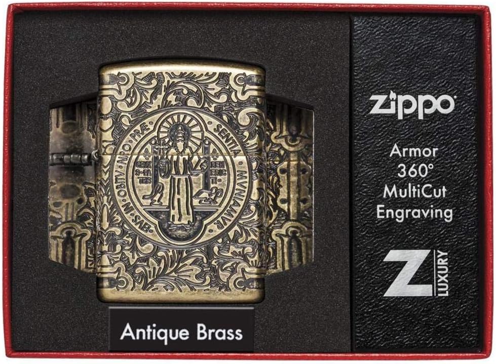 Zippo Spirituale Armor Inciso 360 Gradi Collezione Multicolore Unisex