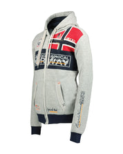 Geographical Norway Sweater Hood Sport City Urban Grey Men