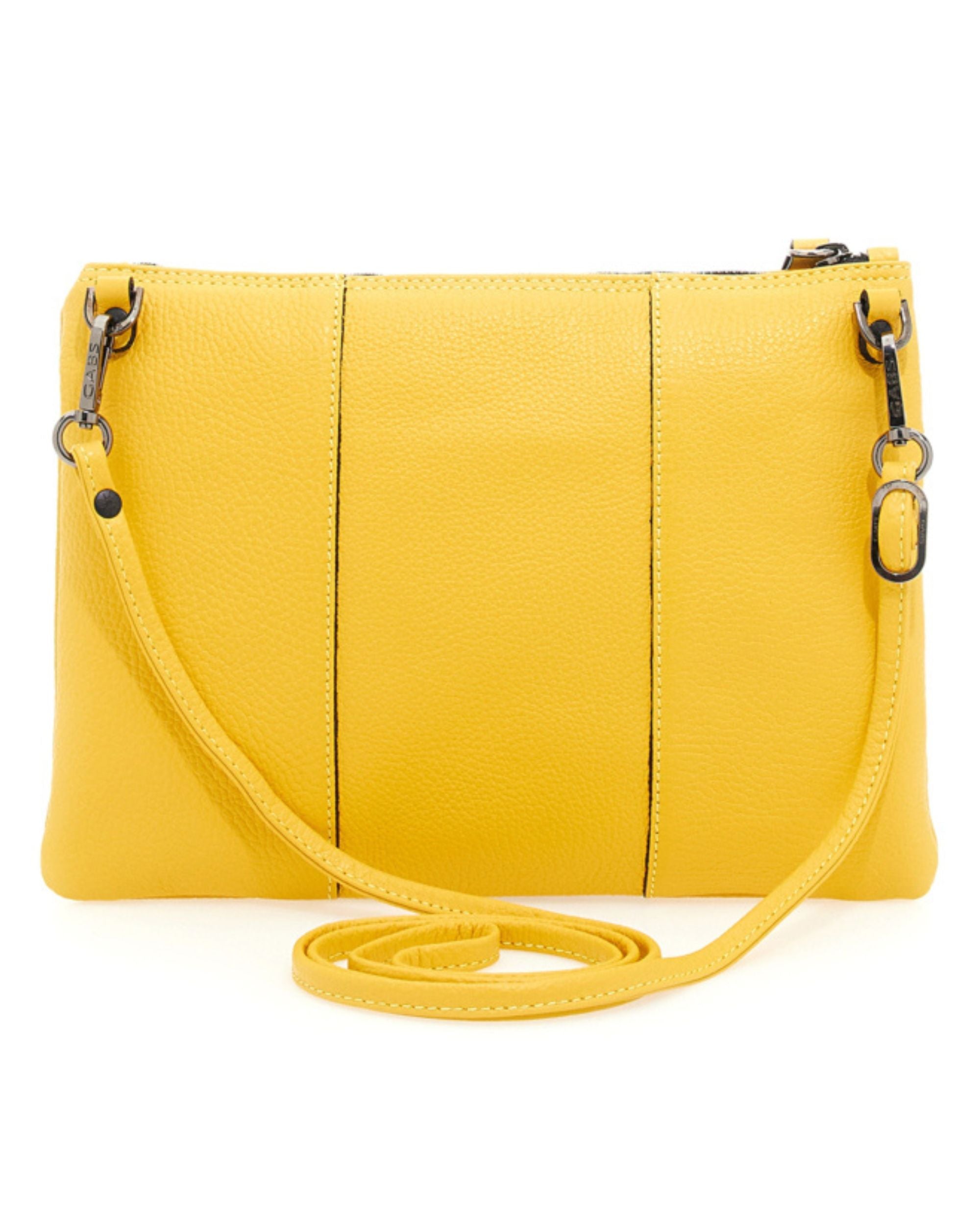 Gabs Pochette Logo Nero Giallo Donna