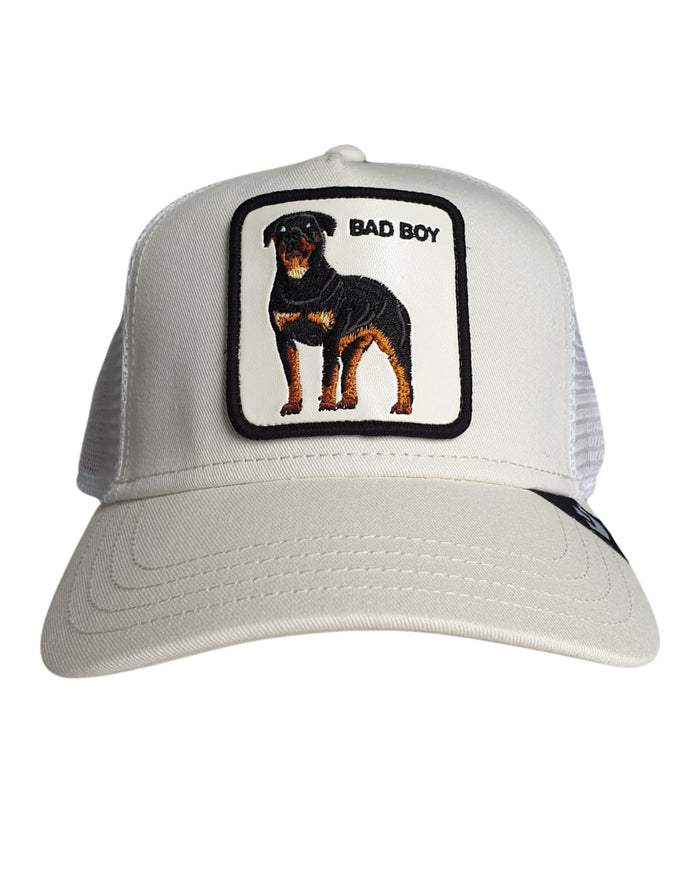 Goorin Bros. Trucker Cap Animal Farm 'the Baddest Boy' White Unisex 1