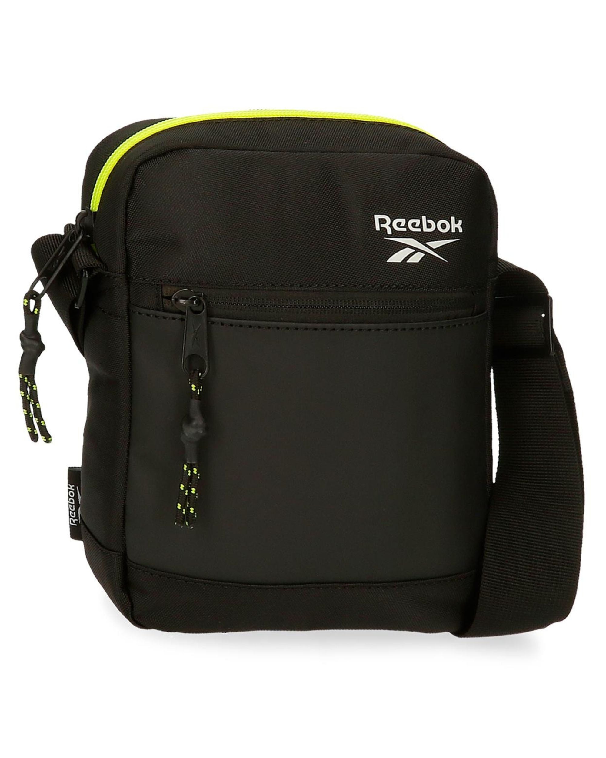 Reebok 17x22x6 Cm Borsa Tracolla Nero Uomo