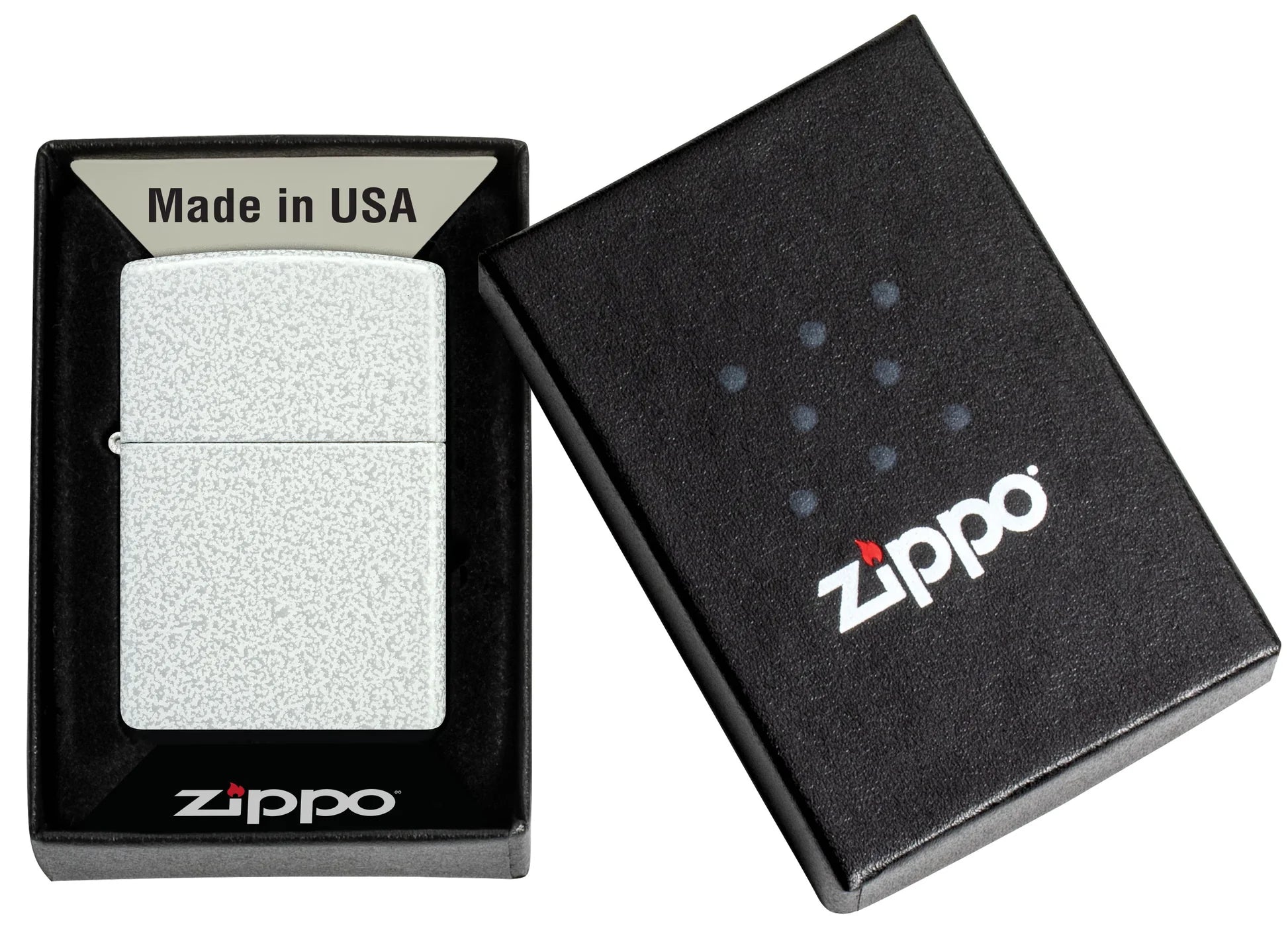 Zippo Accendino Antivento 46020 Glacier Made in USA