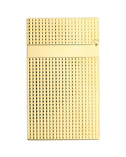 Stdupont Double Flame Diamond Plated Gold Unisex