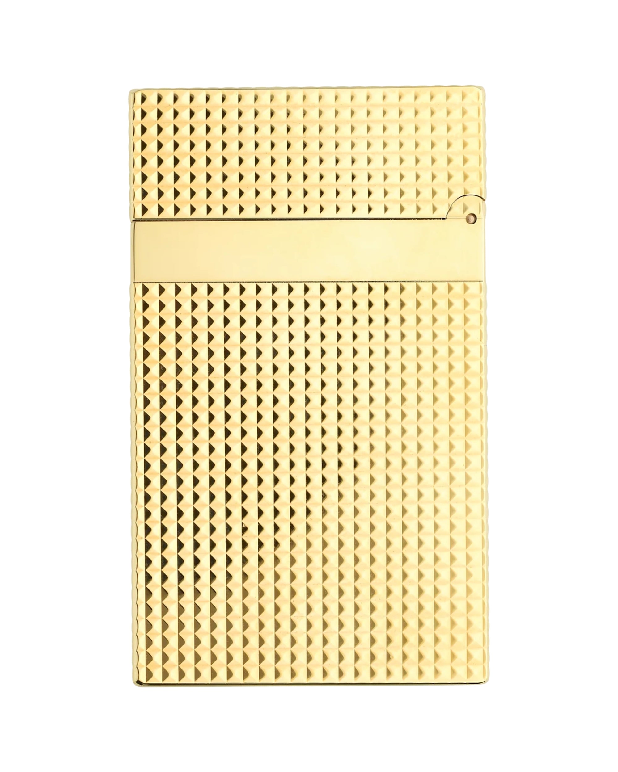 Stdupont Double Flame Diamond Plated Gold Unisex