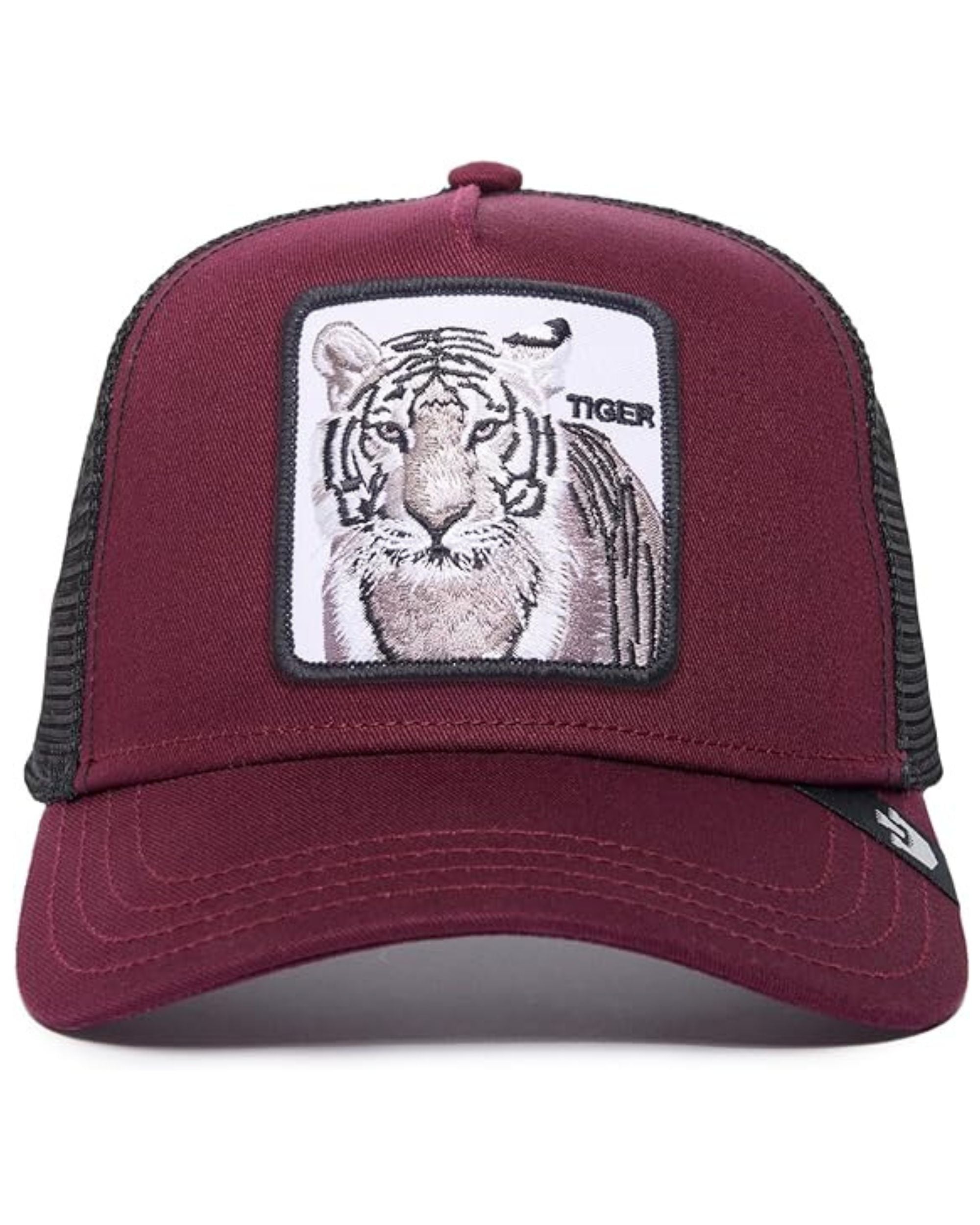 Goorin Bros. Trucker Cap Animal Farm 'the White Tiger' Purple Unisex Cap