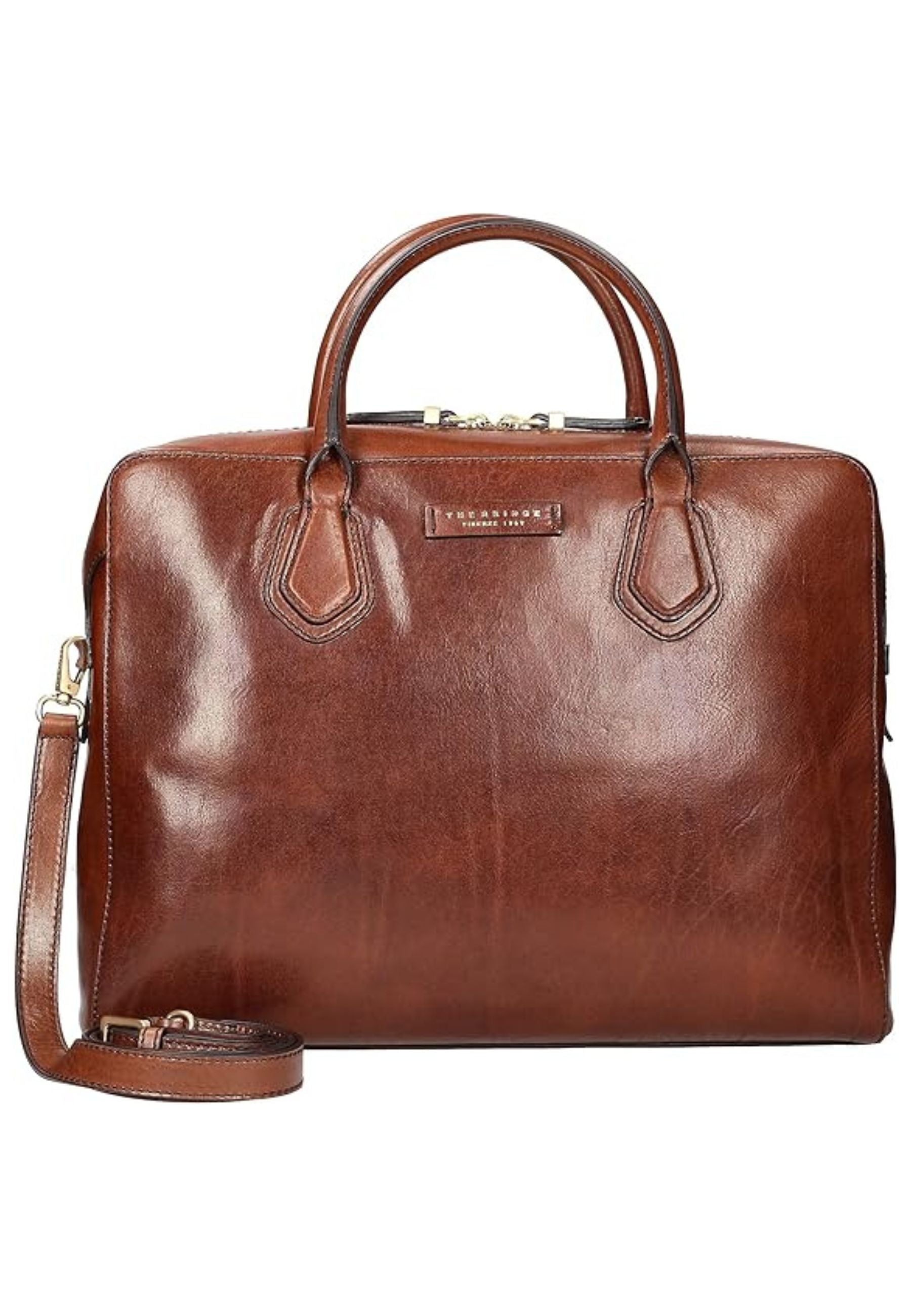 The Bridge 24ore 13 Inch Laptop Bag Brown Women