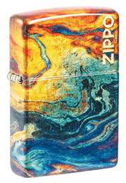 Zippo accendino ricaricabile antivento Made in USA Colorful 48778