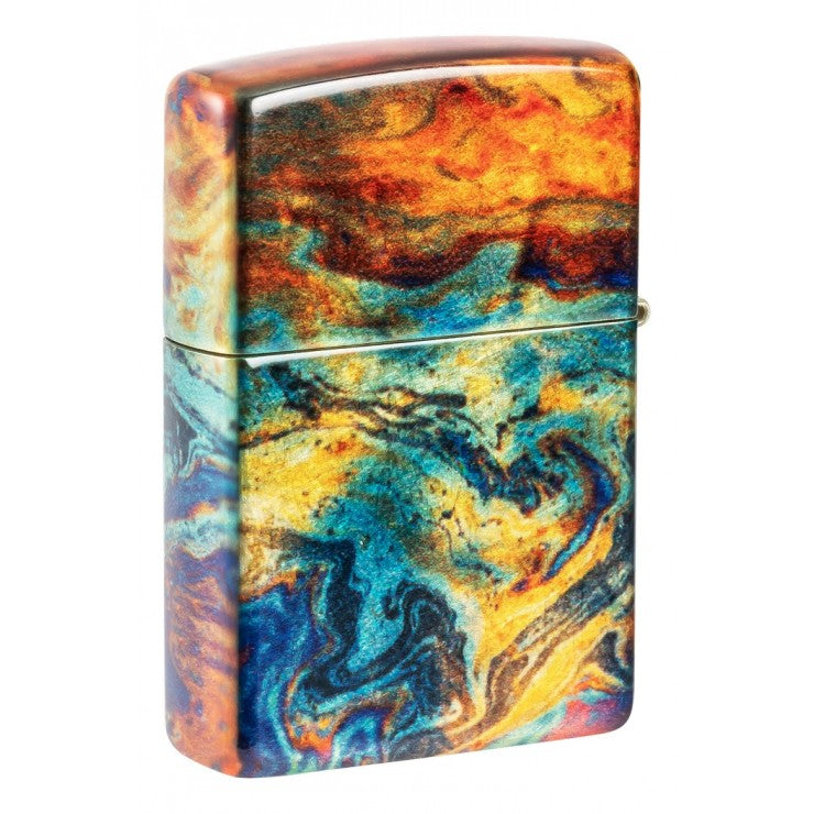 Zippo accendino ricaricabile antivento Made in USA Colorful 48778
