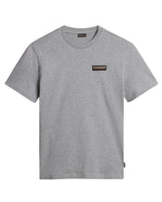 Napapijri Iaato Cotton Short Sleeve T-Shirt Grey