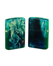 Zippo Refillable Windproof Made In Usa In Green Gift Box Unisex