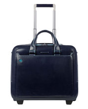 Piquadro Business Porta Laptop Pc Quadrato Cartella Blu Unisex