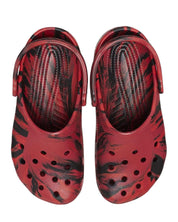 Crocs Zoccolo Sabot Effetto Marmo in Eva Rosso