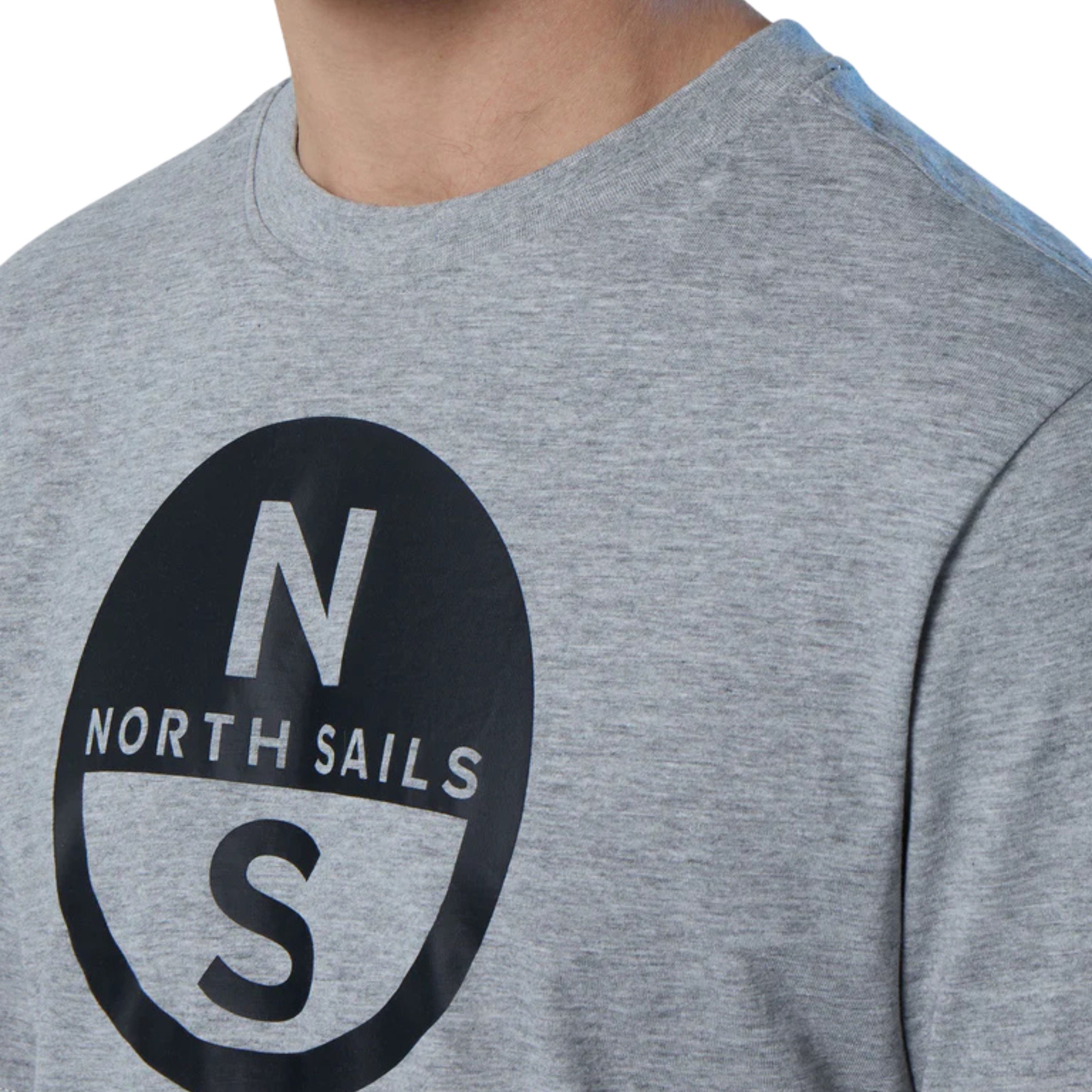 North Sails T-shirt maglia maglietta 692972 BASIC Big Logo 0926