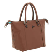 Gabs G3 Plus M Borsa Zaino Trasformabile Hobo Shopper Tote Bauletto in Pelle Cuoio Scuro