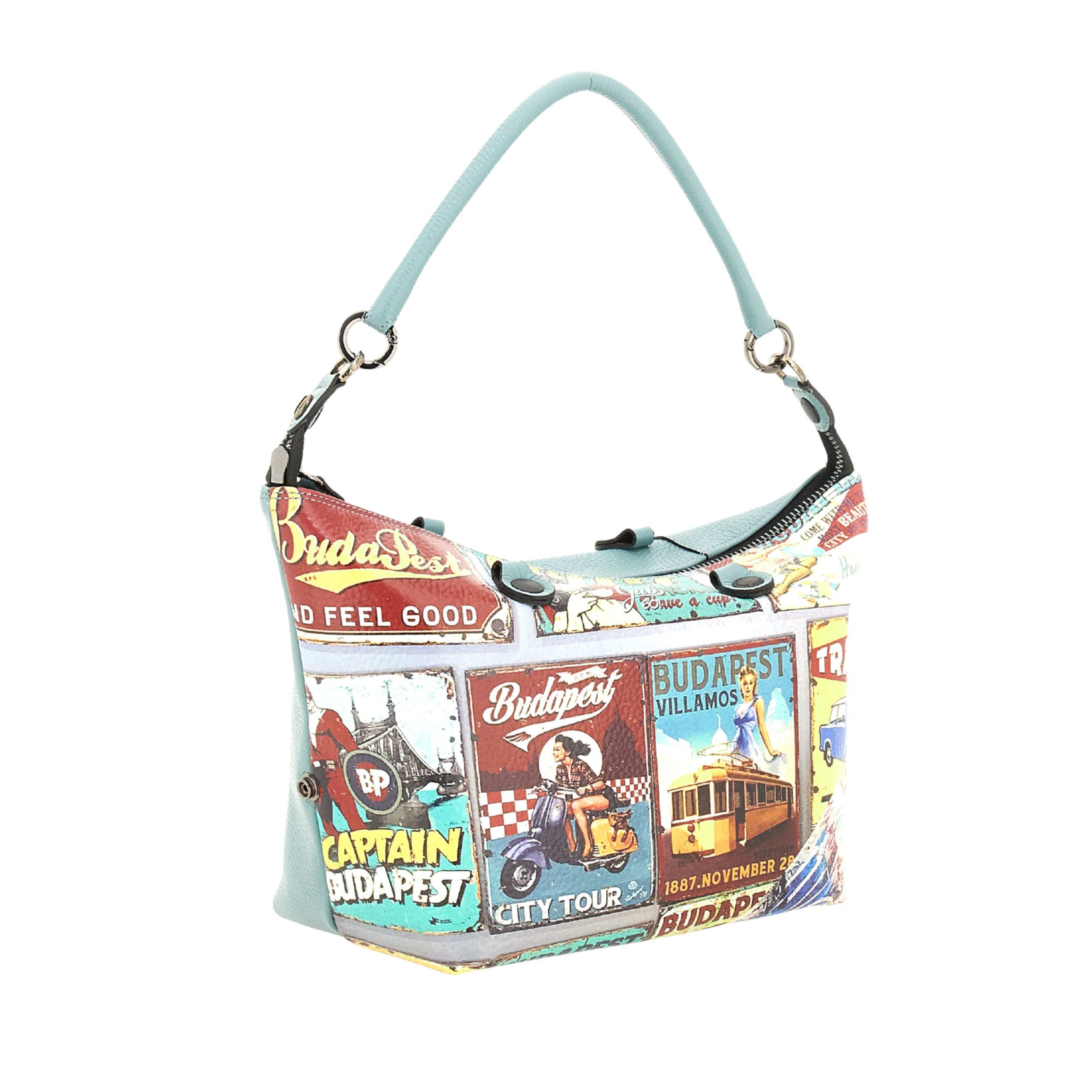 Gabs G3 Plus M Basic Borsa Zaino Trasformabile Hobo Shopper Tote Bauletto in Pelle Stampa 601