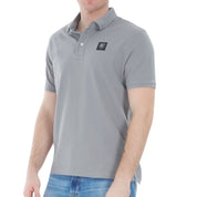 Blauer Polo maglietta Logo Scudo Sul Petto Uomo grigio Alban