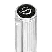 S.t.dupont penna stilografica Initial cromo nera ottone 147x13 - 40 g 270201