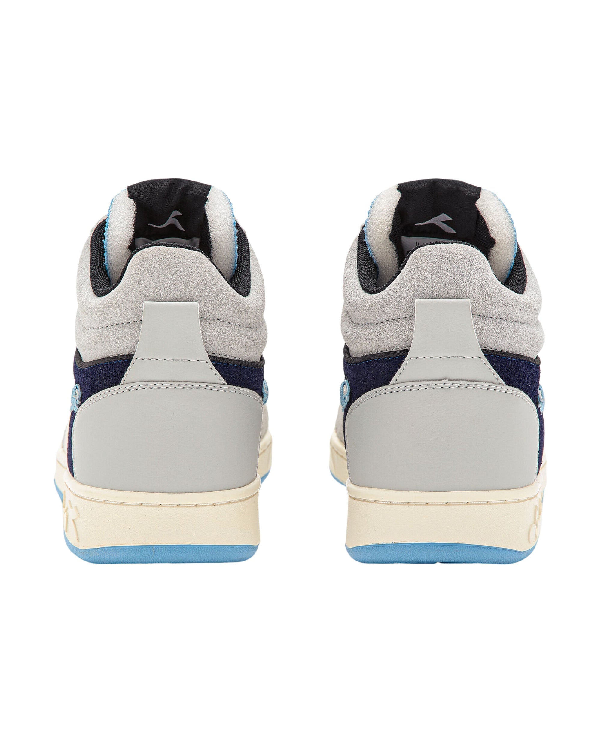 Diadora Magic Basket Demi Twin in Pelle Scamosciata Grigio