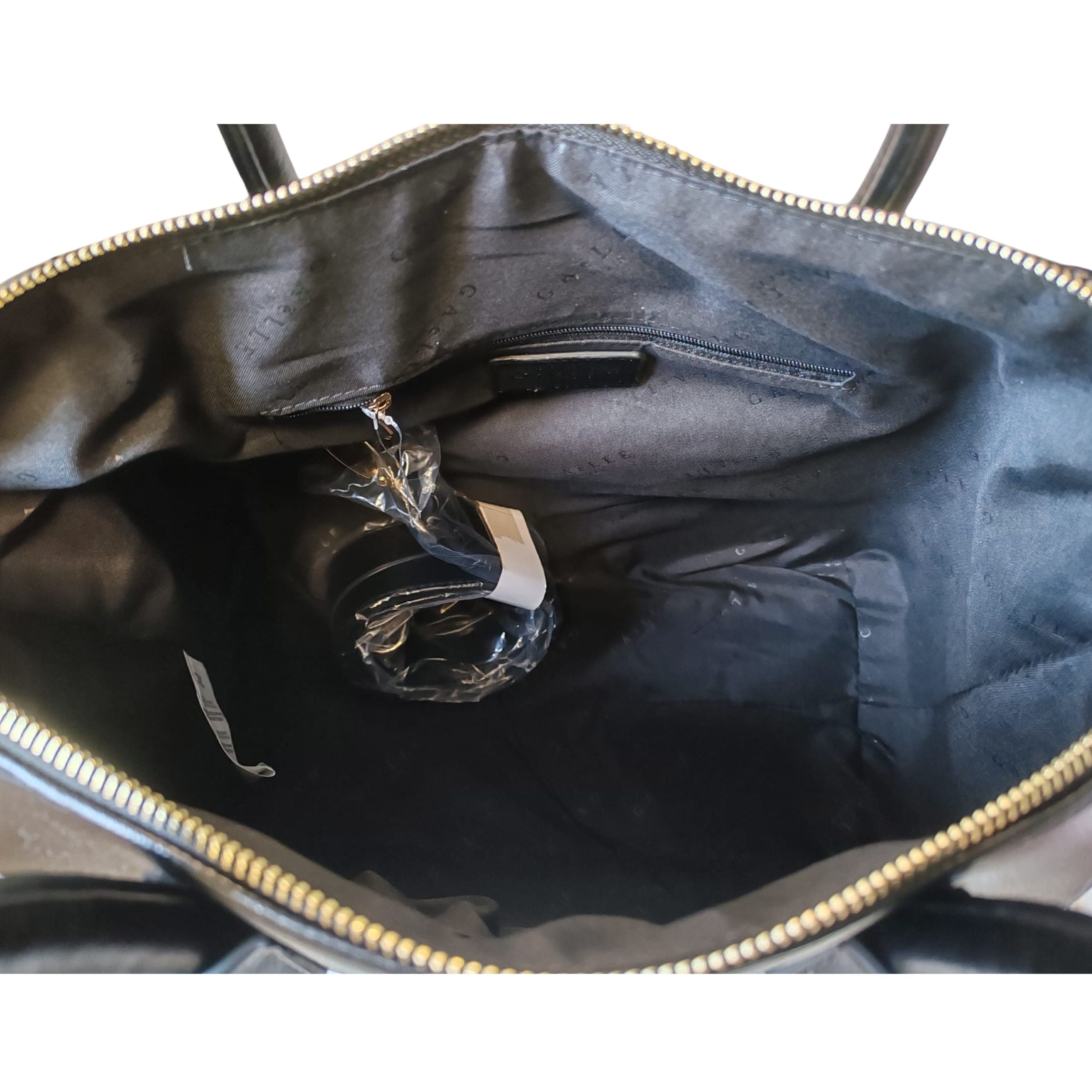 Gaelle Borsa a mano Maxi Duffle in Ecopelle Bottalato Nero Donna GAACW02324