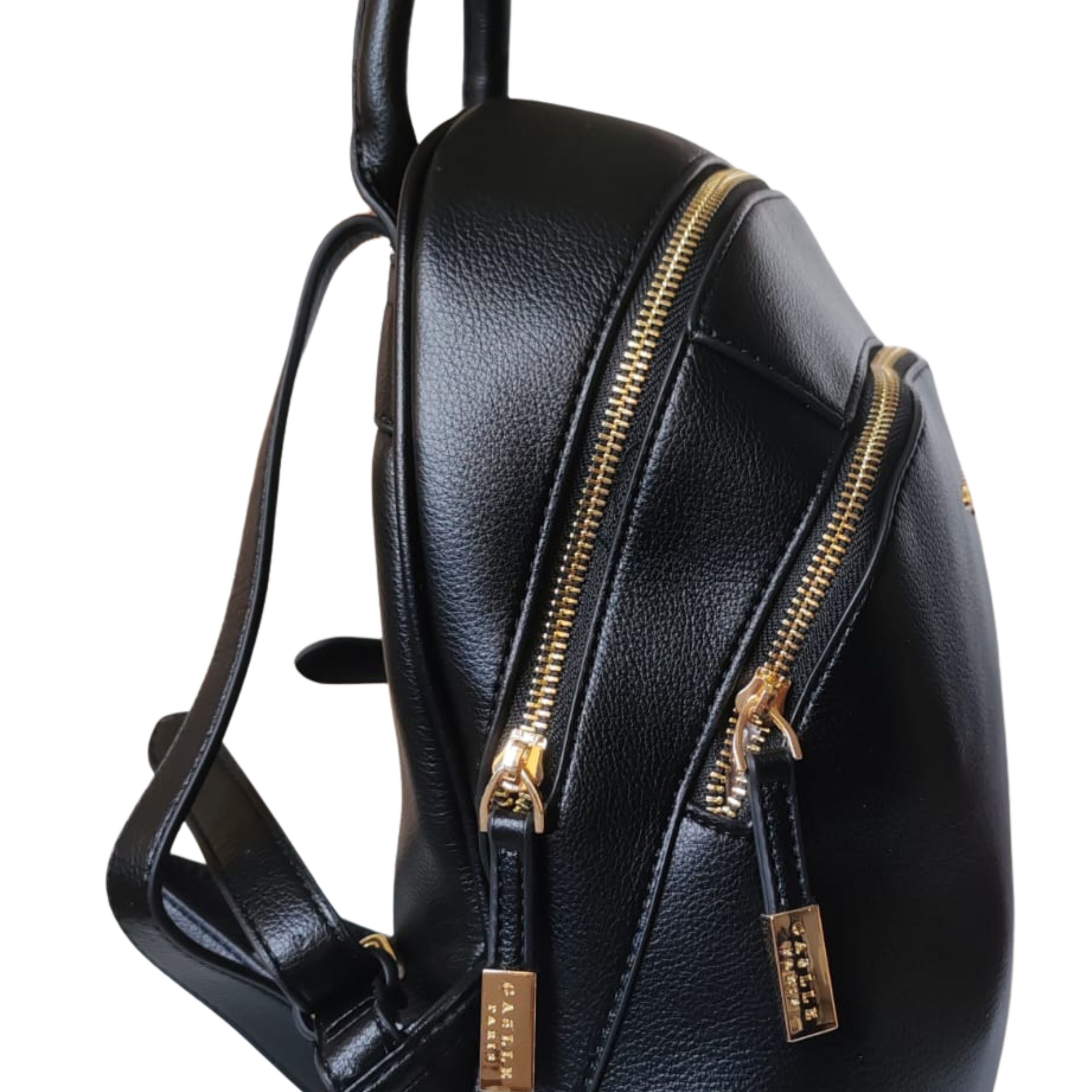 Gaelle Zaino Regular in Ecopelle Bottalato Nero Donna GAACW02323