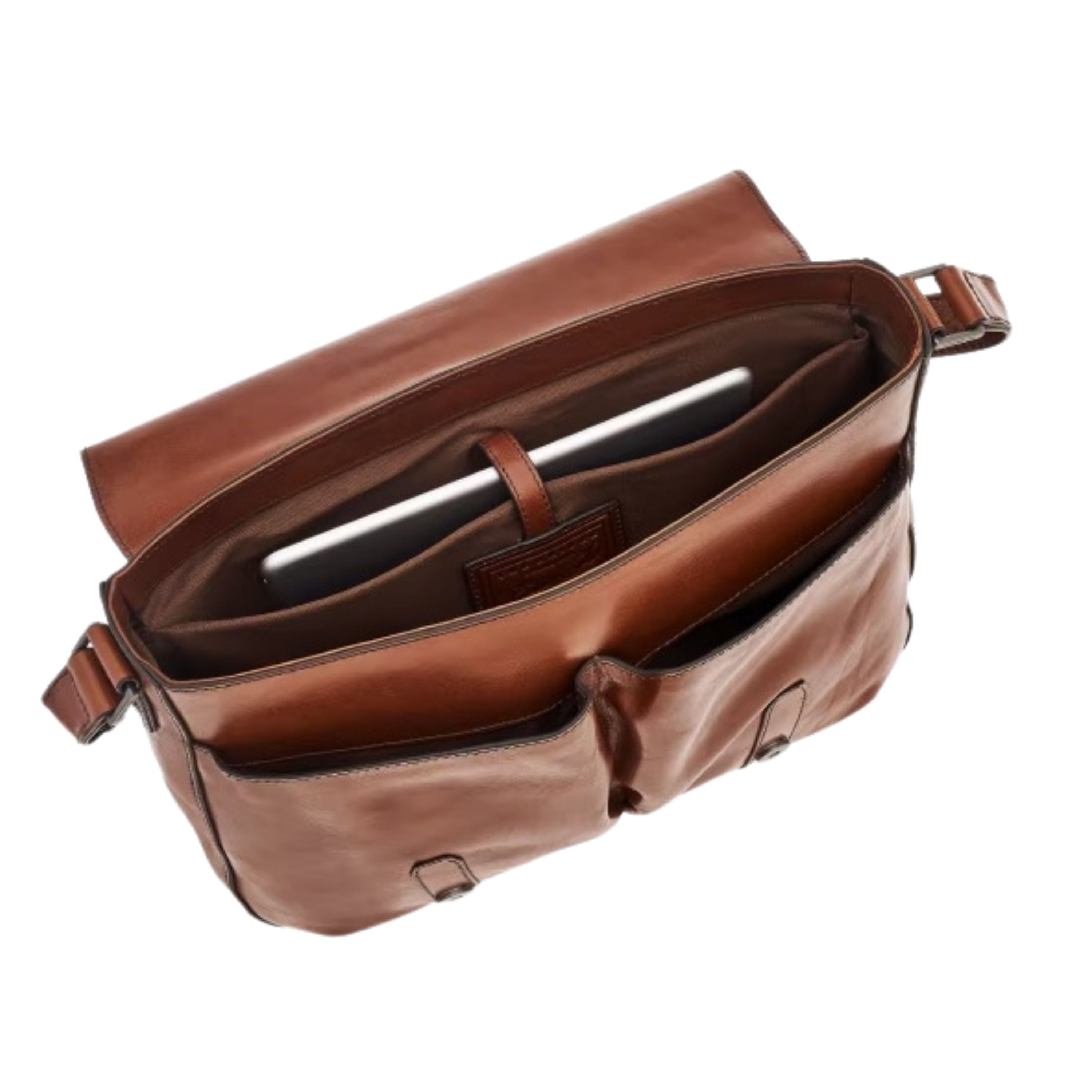 The Bridge Zaino in Pelle Marrone Donna Uomo Cesare 461515D9