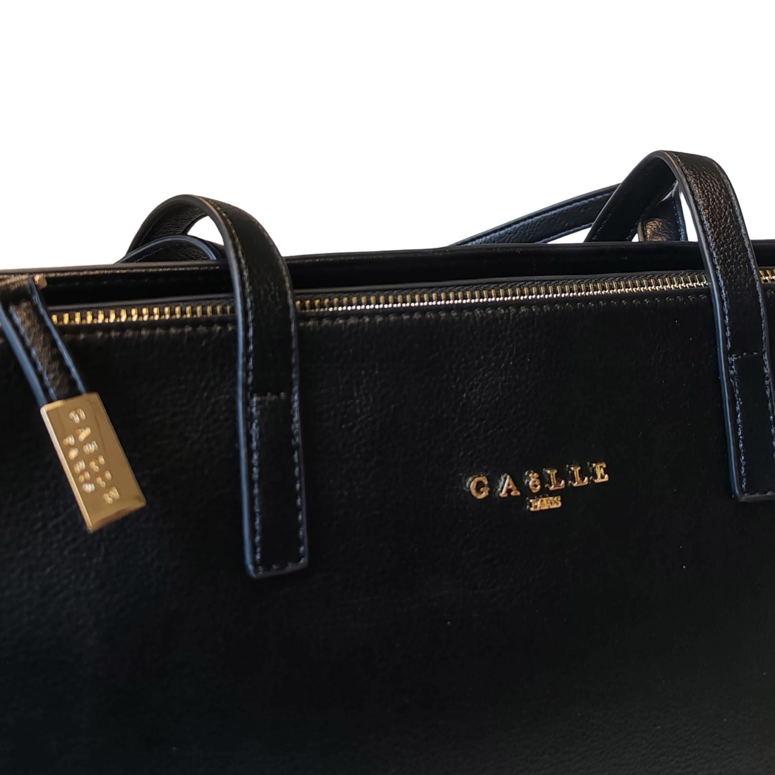 Gaelle Borsa Maxi Shopper in Ecopelle Bottalato Nero Donna GAACW02329