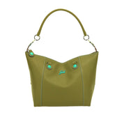 Gabs Borsa Donna trasformabile G3 PLUS L BULL BASIC Shopper Trasformabile Zaino Verde Prezzemolo