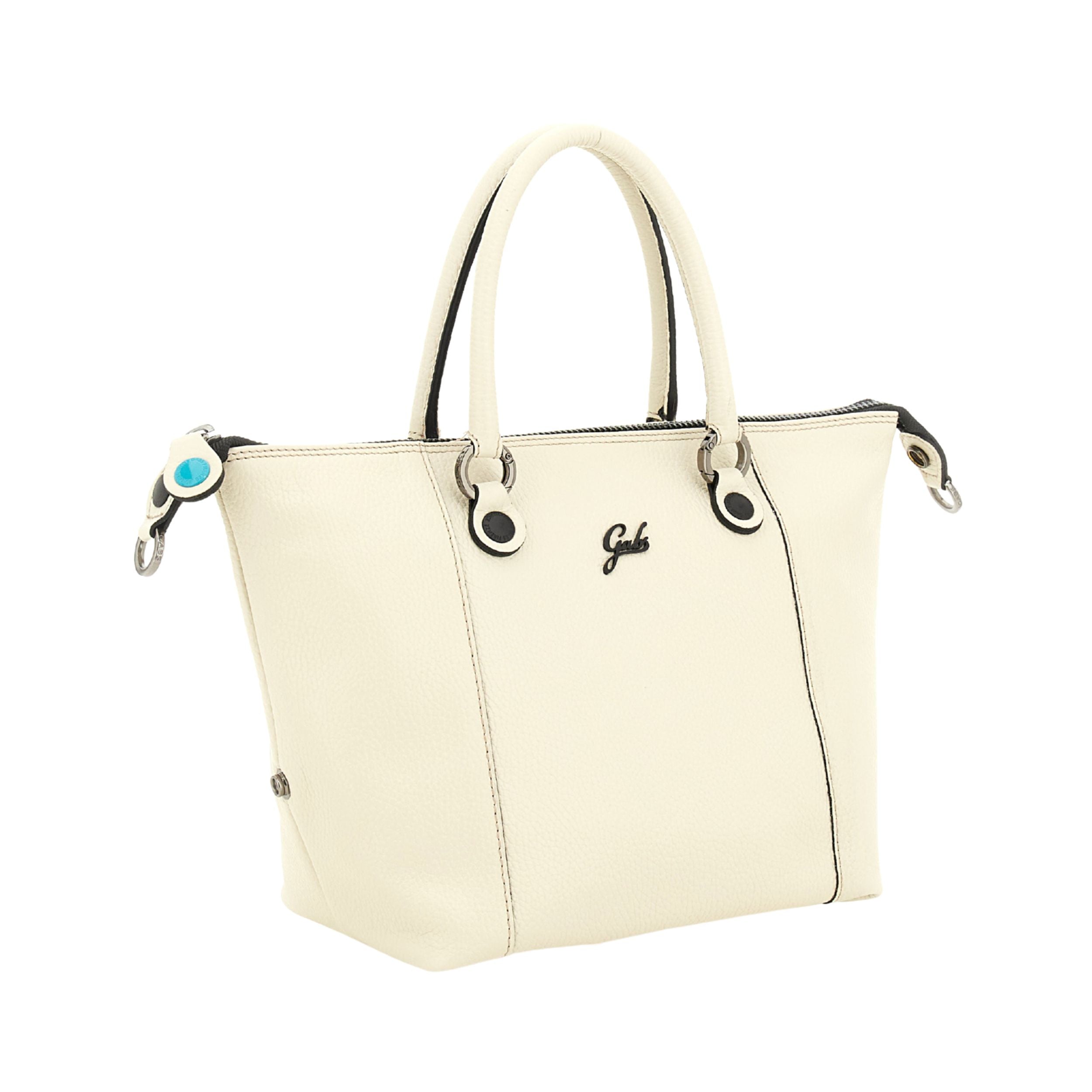 Gabs Borsa Zaino Trasformabile Hobo Shopper Tote Bauletto in Pelle Panna