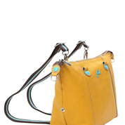Gabs Borsa Donna trasformabile G3 PLUS L BULL BASIC Shopper Trasformabile Zaino GIALLO ORZO