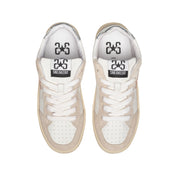 2Star Scarpe Sneakers Made in Italy artigianali New Star Pelle donna Bianco Rosa