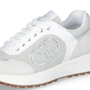 Liu Jo Scarpe Lolo 17 Sneakers in Pelle Bianco Purity