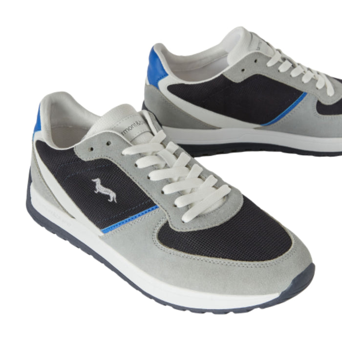 Harmont & Blaine Sneakers Pelle con Logo Bassotto Grigio 4