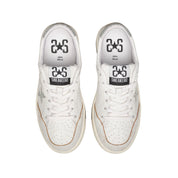 2Star Scarpe Sneakers Made in Italy artigianali Week Star Pelle Bianco Argento