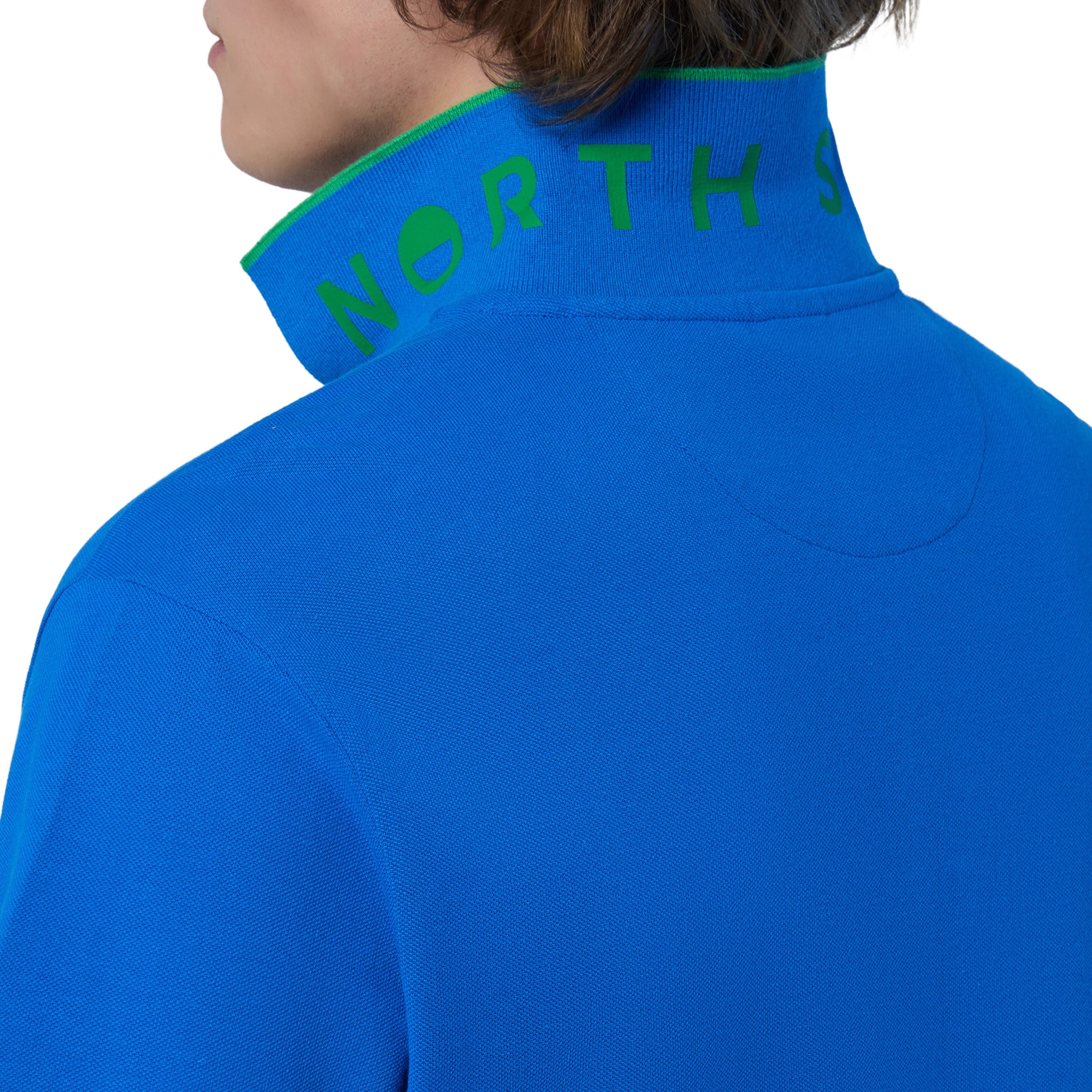 North Sails Polo maglia maglietta 692452 colletto rigato cotone biologico 0760