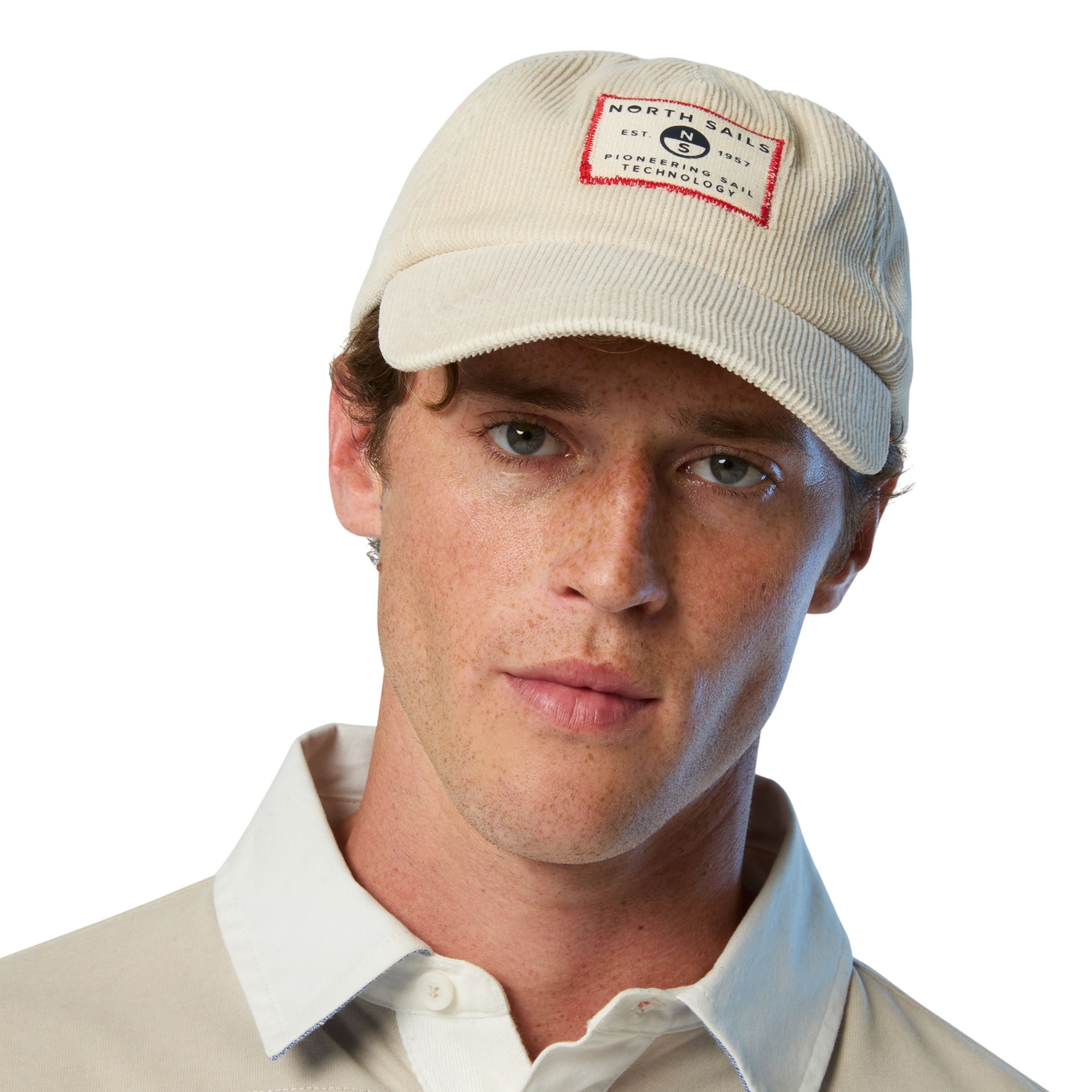 North Sails Cappello Baseball velluto coste regolabile pile interno Trucker Cap beige 623354